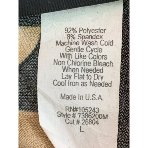 Lot of 2 Tops Perception +  JKLA SL Tunic Size L Dot and Tropical Resort 8839 - Picture 6 of 11